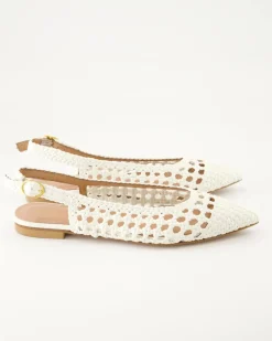 1969 Slingpumps in Weiß