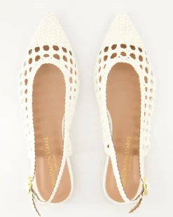 1969 Slingpumps in Weiß