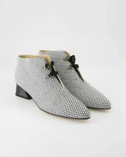 38166 Stiefeletten in Weiß