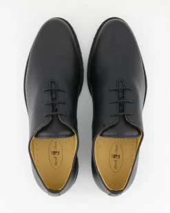 6744-01 Trachtenschuhe in Schwarz