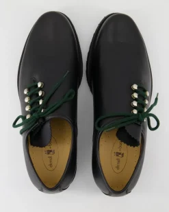 6139-01 Trachtenschuhe in Schwarz