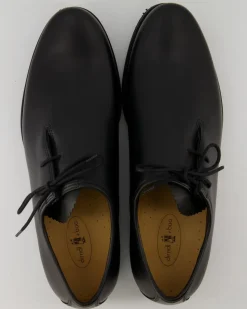 6517-01 Trachtenschuhe in Schwarz