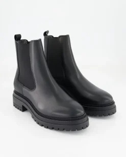 A8381-19 Chelsea Boots in Schwarz