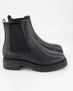 A8381-19 Chelsea Boots in Schwarz