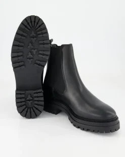 A8381-19 Chelsea Boots in Schwarz