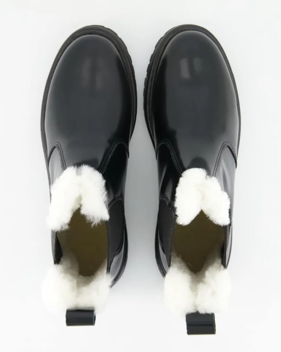 A7880-54 Chelsea Boots in Schwarz