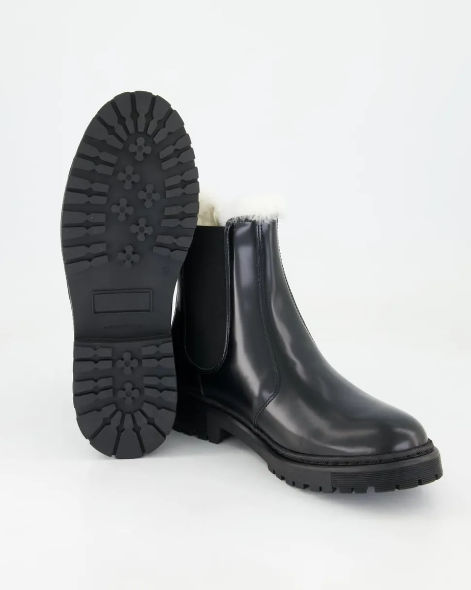 A7880-54 Chelsea Boots in Schwarz