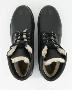 A7638-26 Schnürstiefel in Schwarz