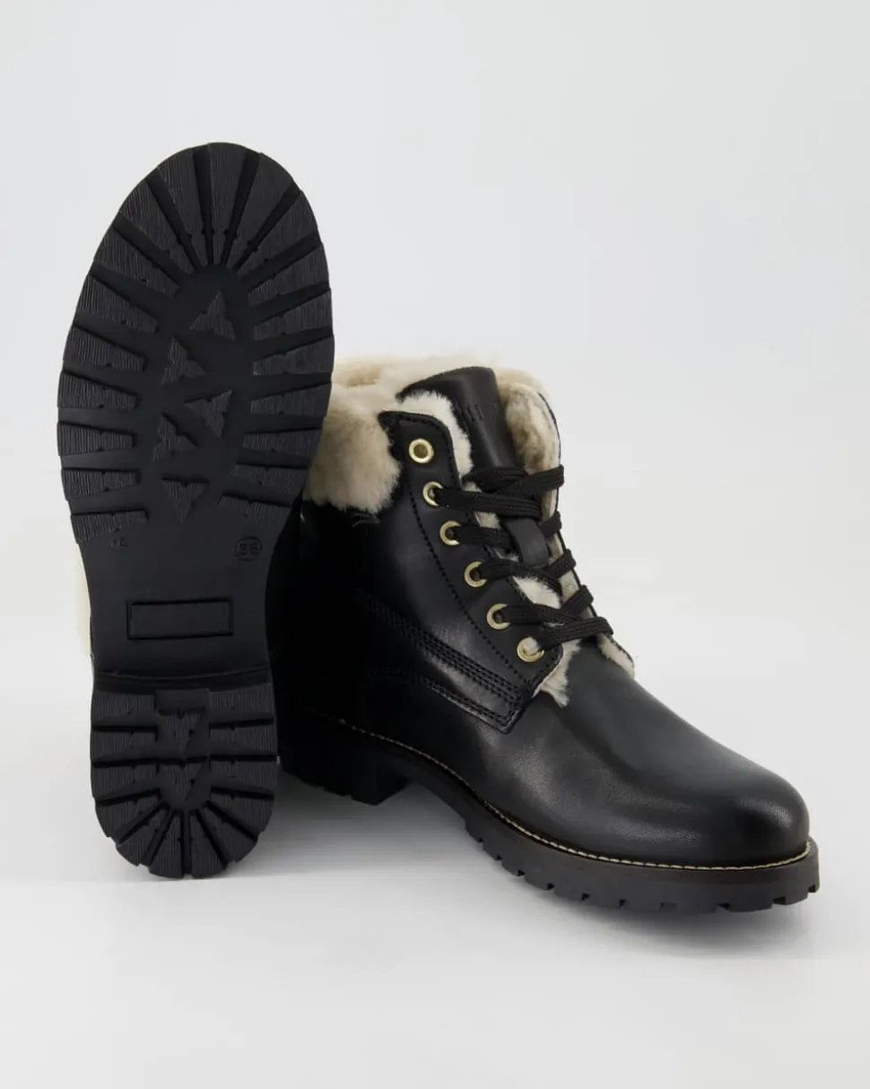 A5494-47 Schnürstiefel in Schwarz