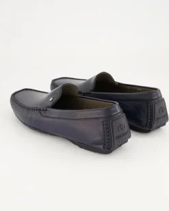 AB00010 Mokassins in Blau