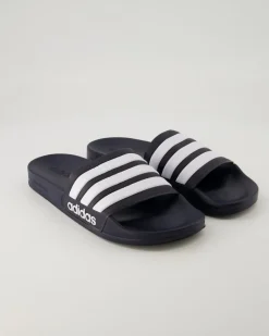 Adilette Shower Pantoletten in Schwarz