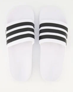 Adilette Shower Pantoletten in Weiß