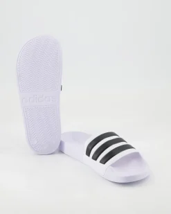 Adilette Shower Pantoletten in Weiß