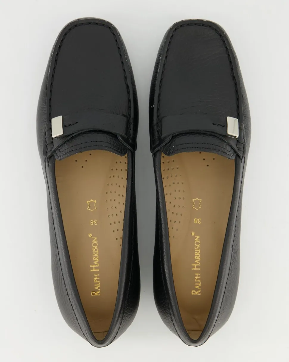 Albany Mokassins in Schwarz