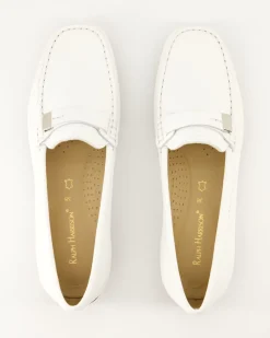 Albany Mokassins in Weiß