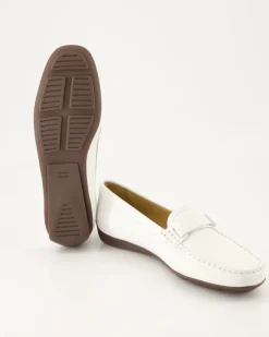 Albany Mokassins in Weiß