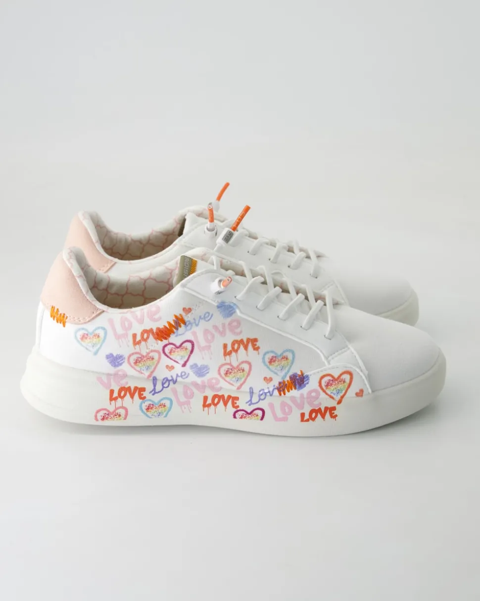 Alexa Love multicolor Sneaker in Weiß
