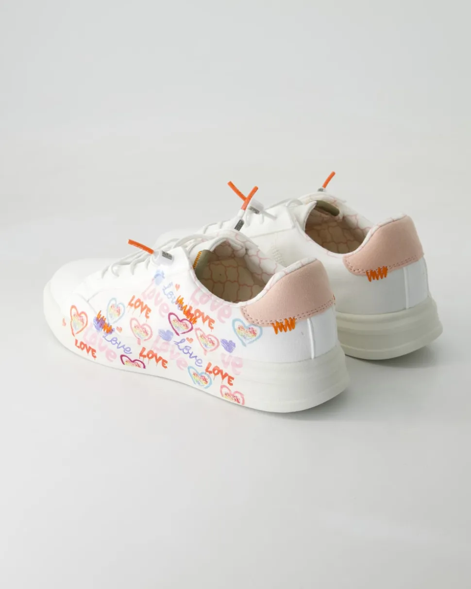 Alexa Love multicolor Sneaker in Weiß