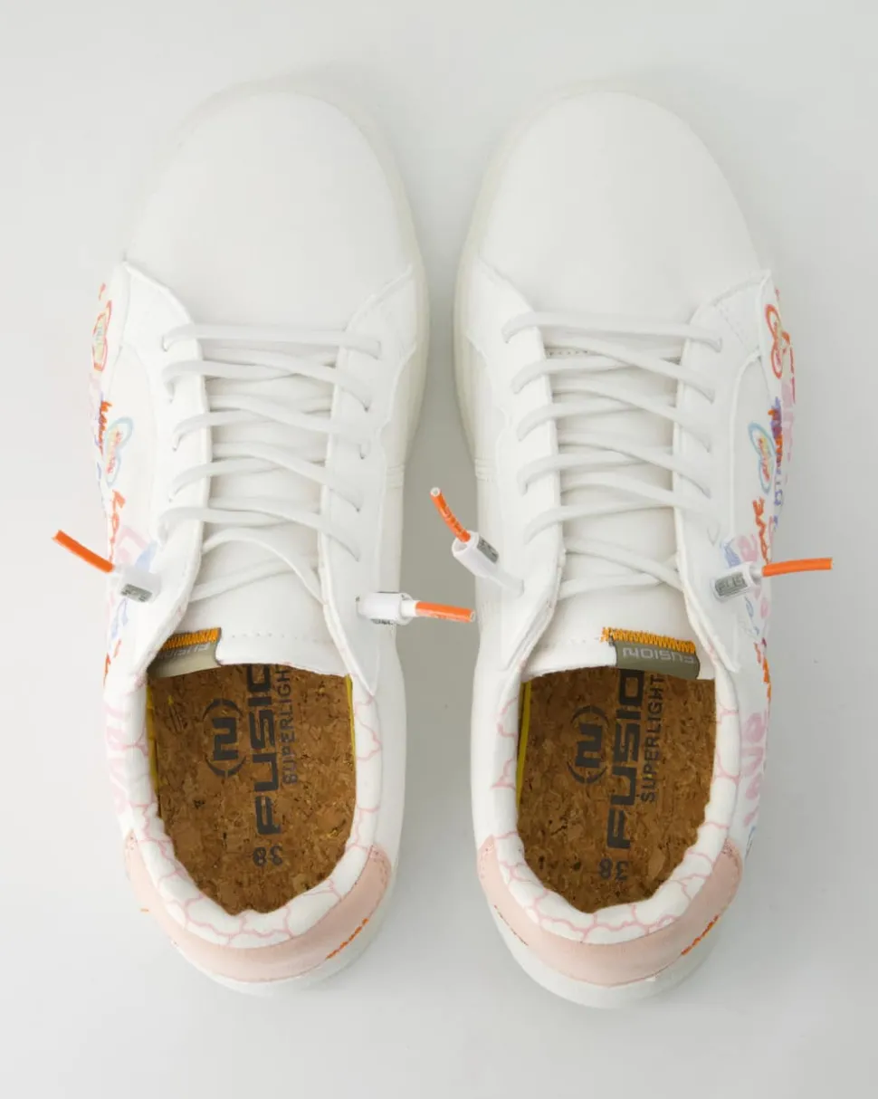 Alexa Love multicolor Sneaker in Weiß