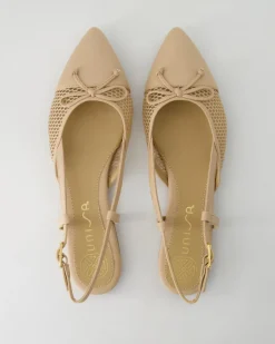 Amale Slingpumps in Beige