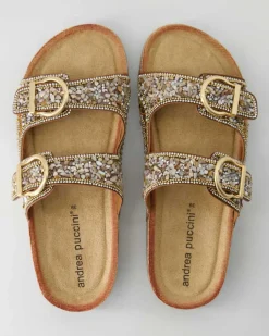 AP BB3918-18 Pantoletten in Braun