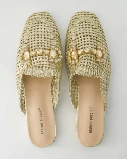 AP 23008-A1 Pantoletten in Gold