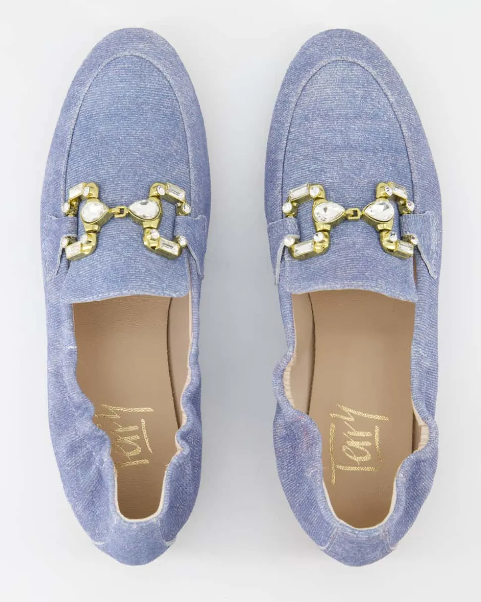 Arona Slipper in Blau