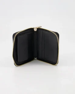 Assia SLG Small Zip Around Portemonnaie in Schwarz