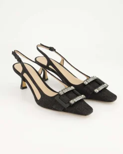 Atena Slingpumps in Schwarz