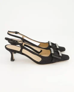 Atena Slingpumps in Schwarz