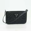 Beauvoir Mini Top Zip Shoulder Handtasche in Schwarz