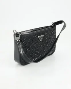 Beauvoir Mini Top Zip Shoulder Handtasche in Schwarz