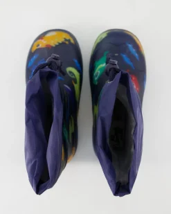 Blinking Monsters Gummistiefel in Blau