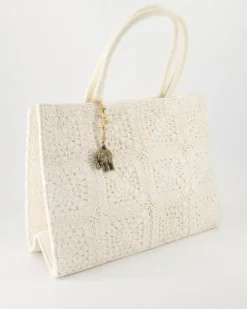 Book Tote Large Shopper in Beige