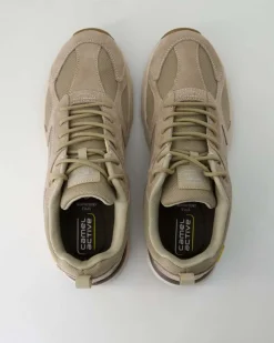 54CCA08 Schnürschuhe in Beige