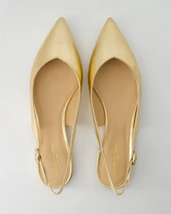 CE600 Slingpumps in Gold