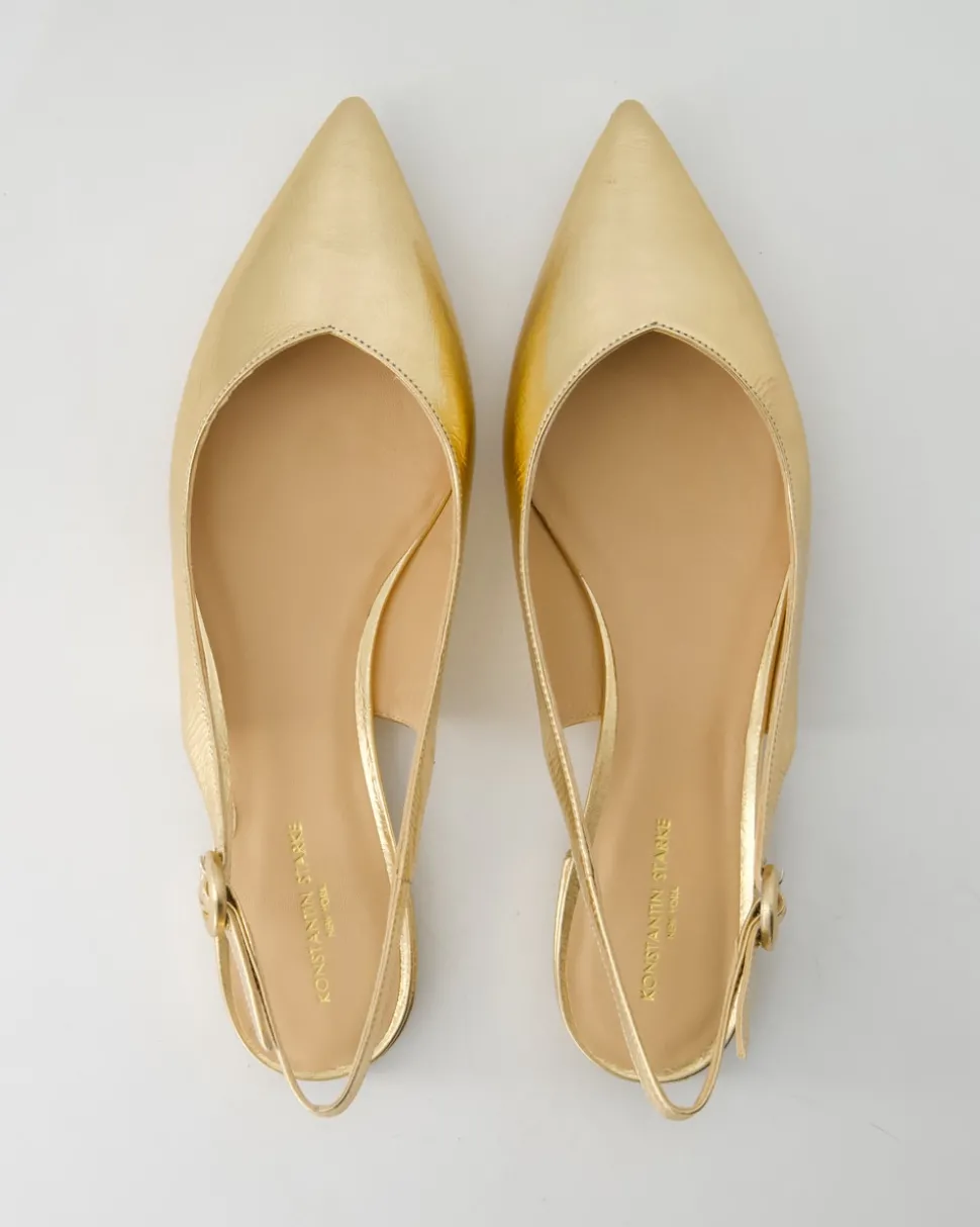 CE600 Slingpumps in Gold