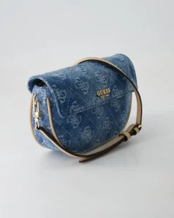 Cerelia Flap Shoulder Bag Umhängetasche in Blau