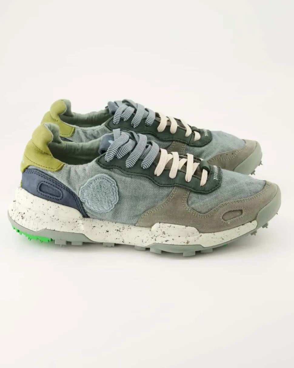 Chacrona Linen Sneaker in Blau