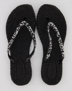 Cheerful03G Pantoletten in Schwarz