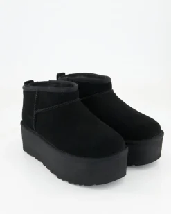 Classic Ultra Mini Platform Winterschuhe in Schwarz