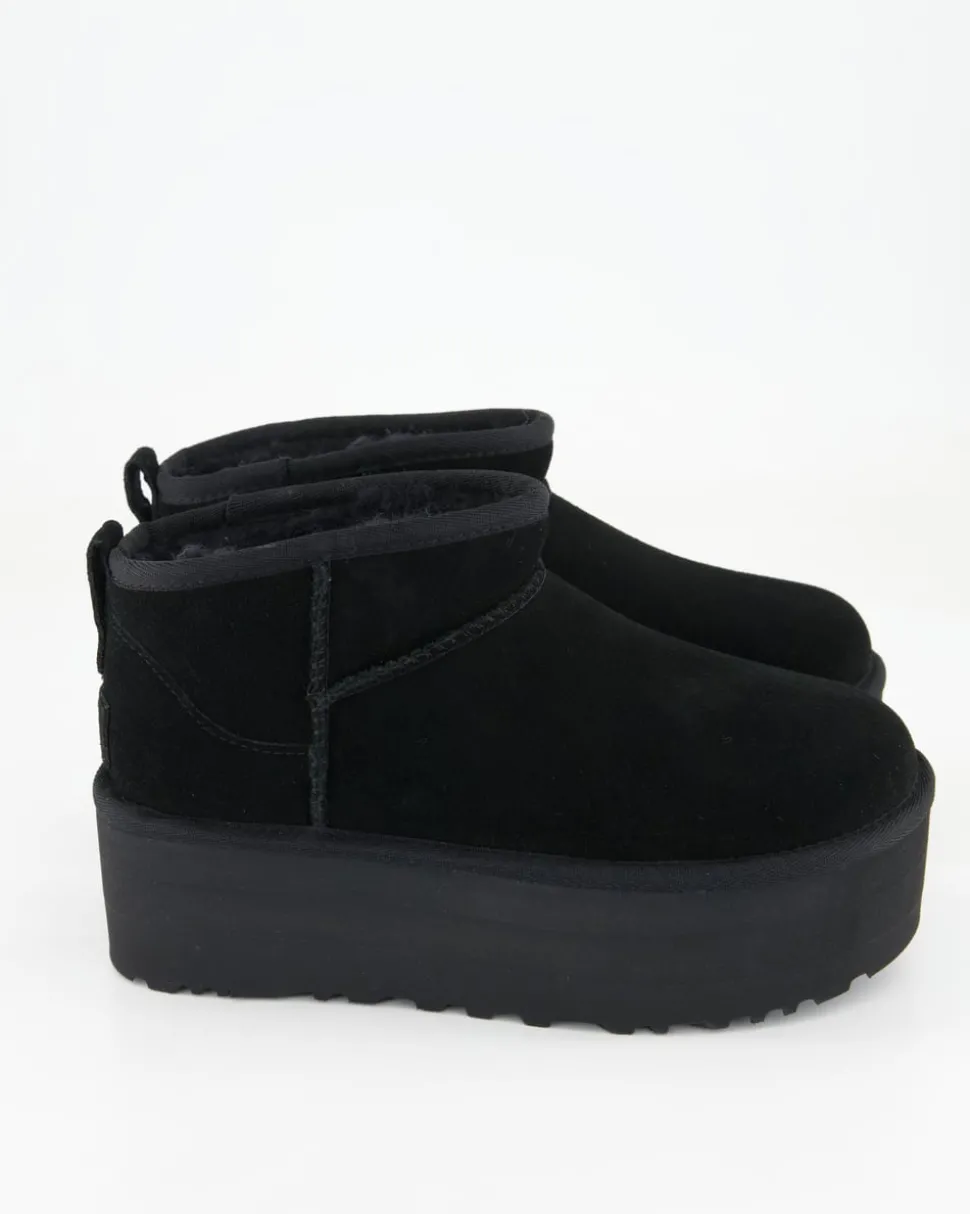 Classic Ultra Mini Platform Winterschuhe in Schwarz
