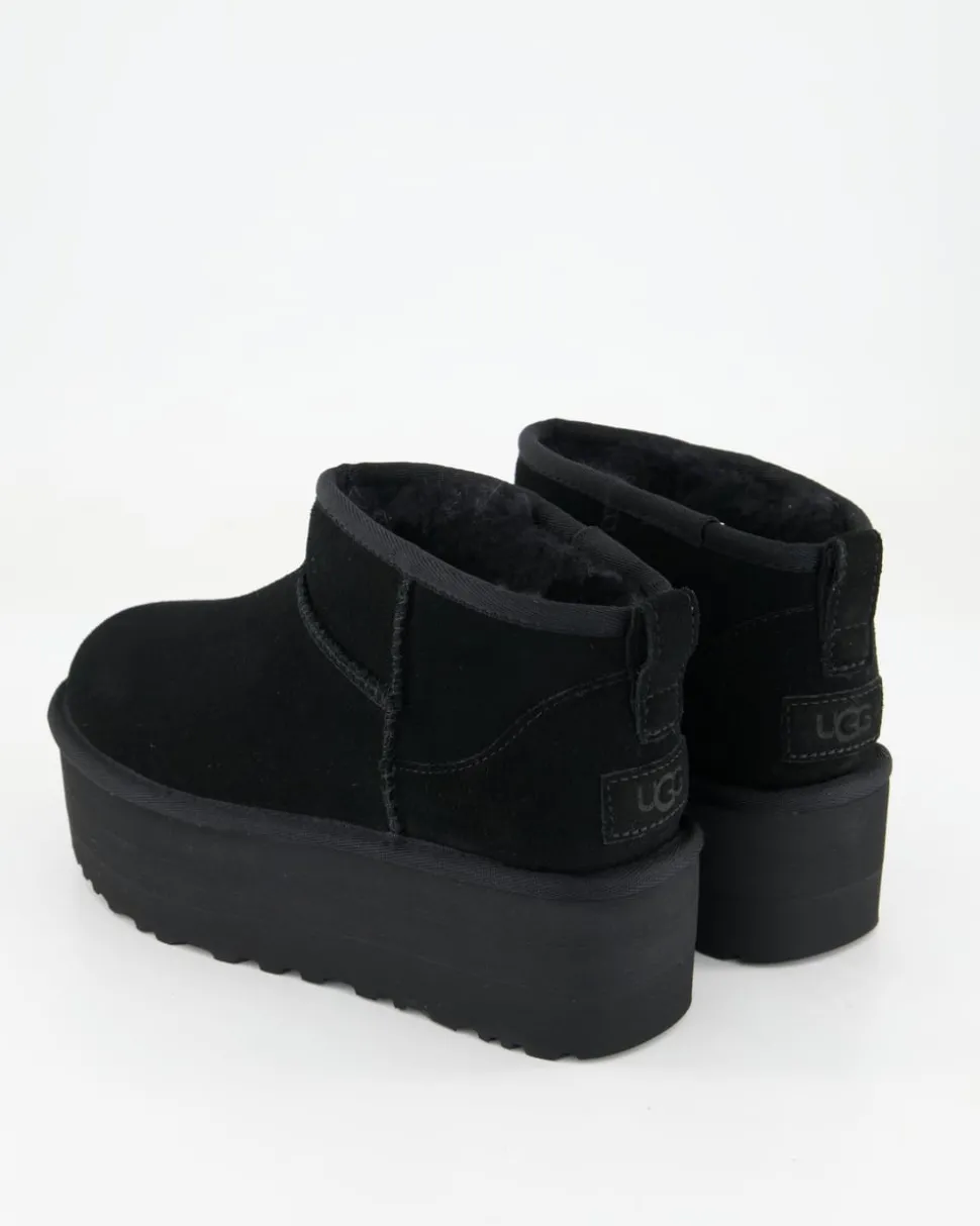 Classic Ultra Mini Platform Winterschuhe in Schwarz