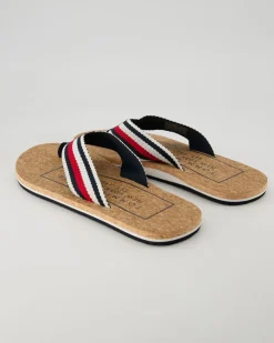 Cork Beach Sandal Zehentrenner in Blau