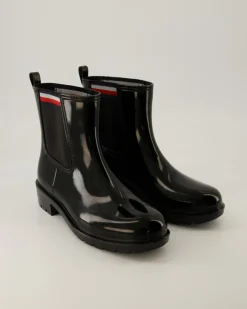 Corporate Elastic Rainboot Stiefeletten in Schwarz