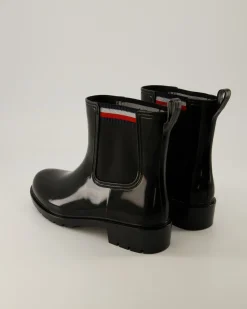Corporate Elastic Rainboot Stiefeletten in Schwarz