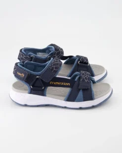 Criss Cross Sandalen in Blau