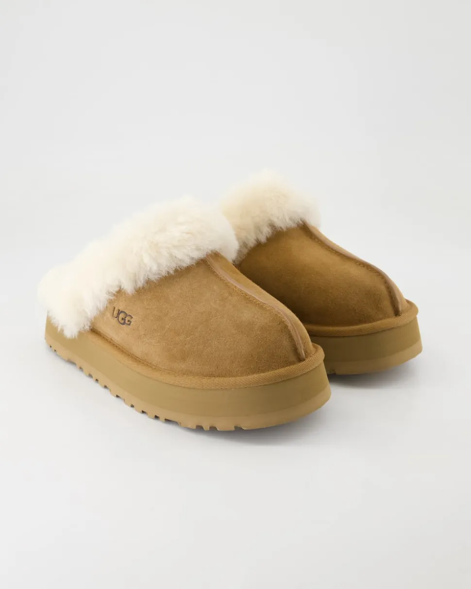 Disquette Hausschuhe in Beige