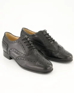 D122M Schnürschuhe in Schwarz