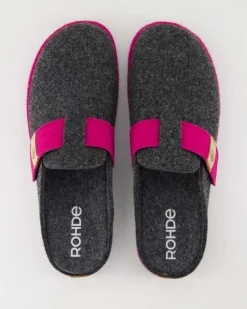 D.Meran Hausschuhe in Grau